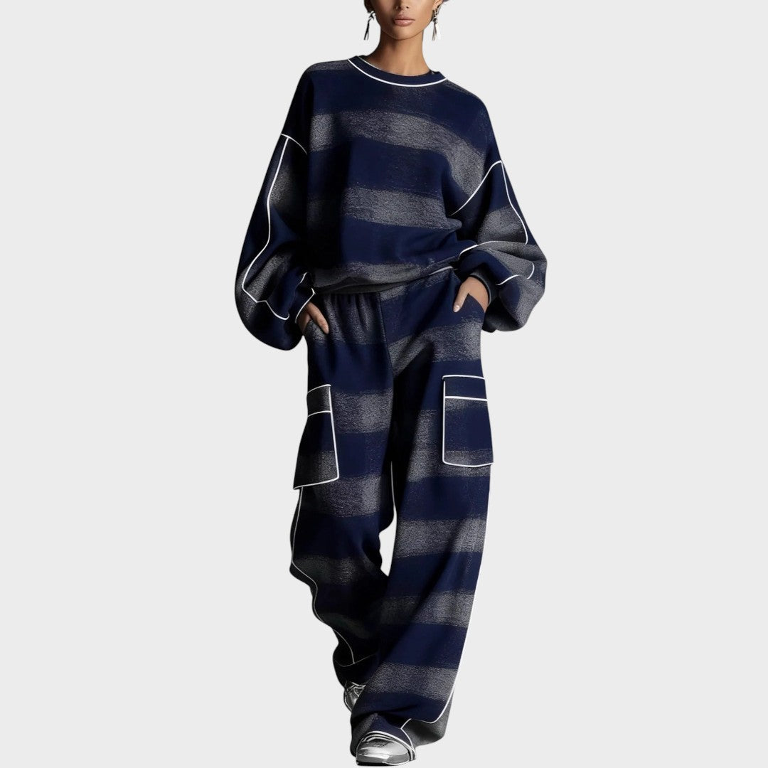 Valéria | Knit Top and Pants Set