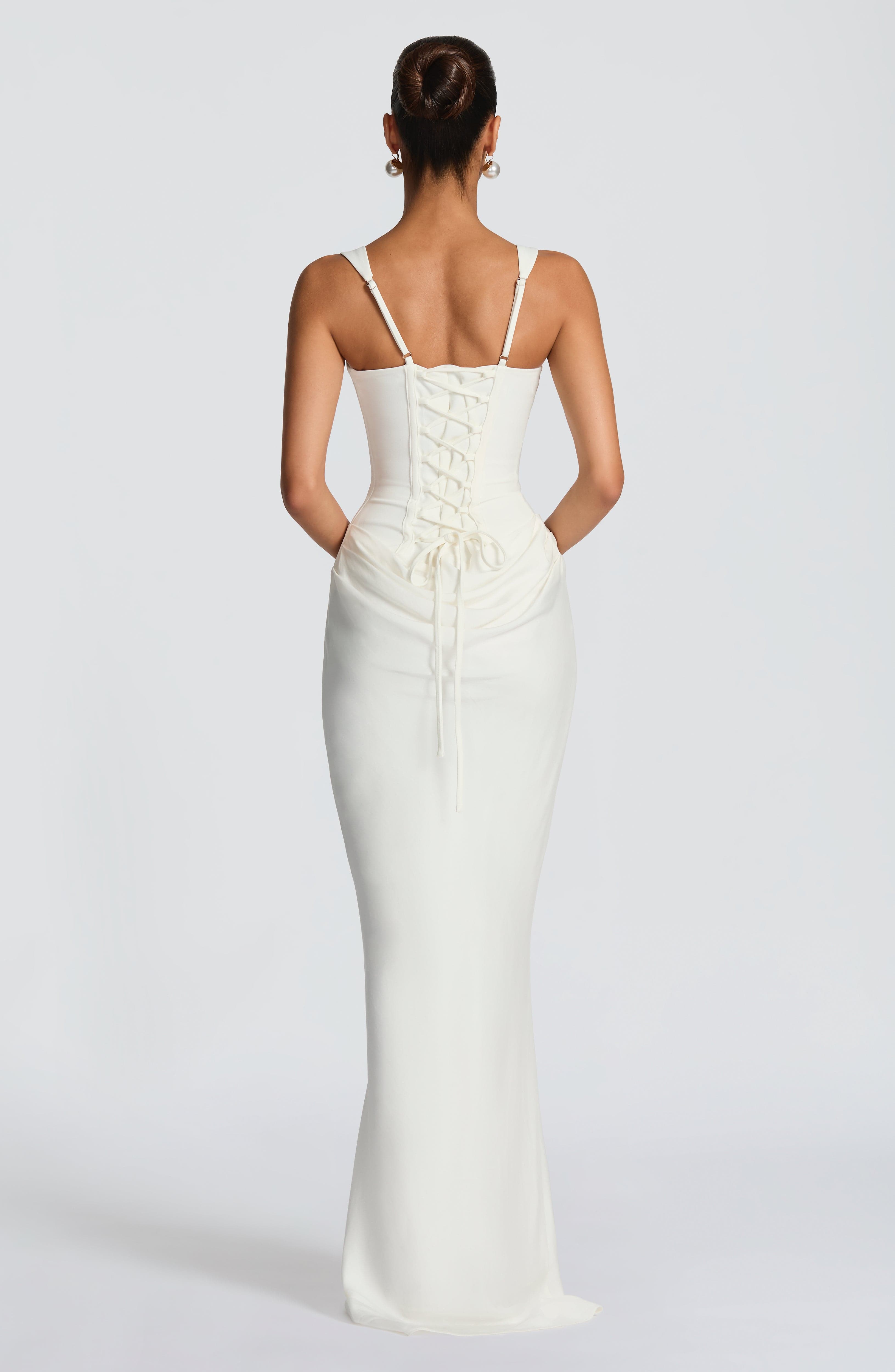 Leonor ❘ Square Neck Maxi Dress