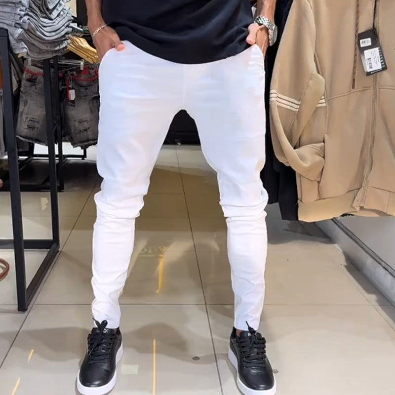 Miguel | Casual slim-fit trousers