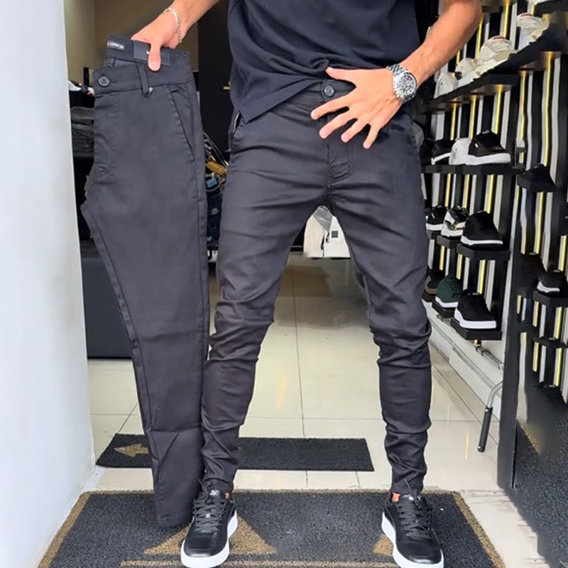 Miguel | Casual slim-fit trousers