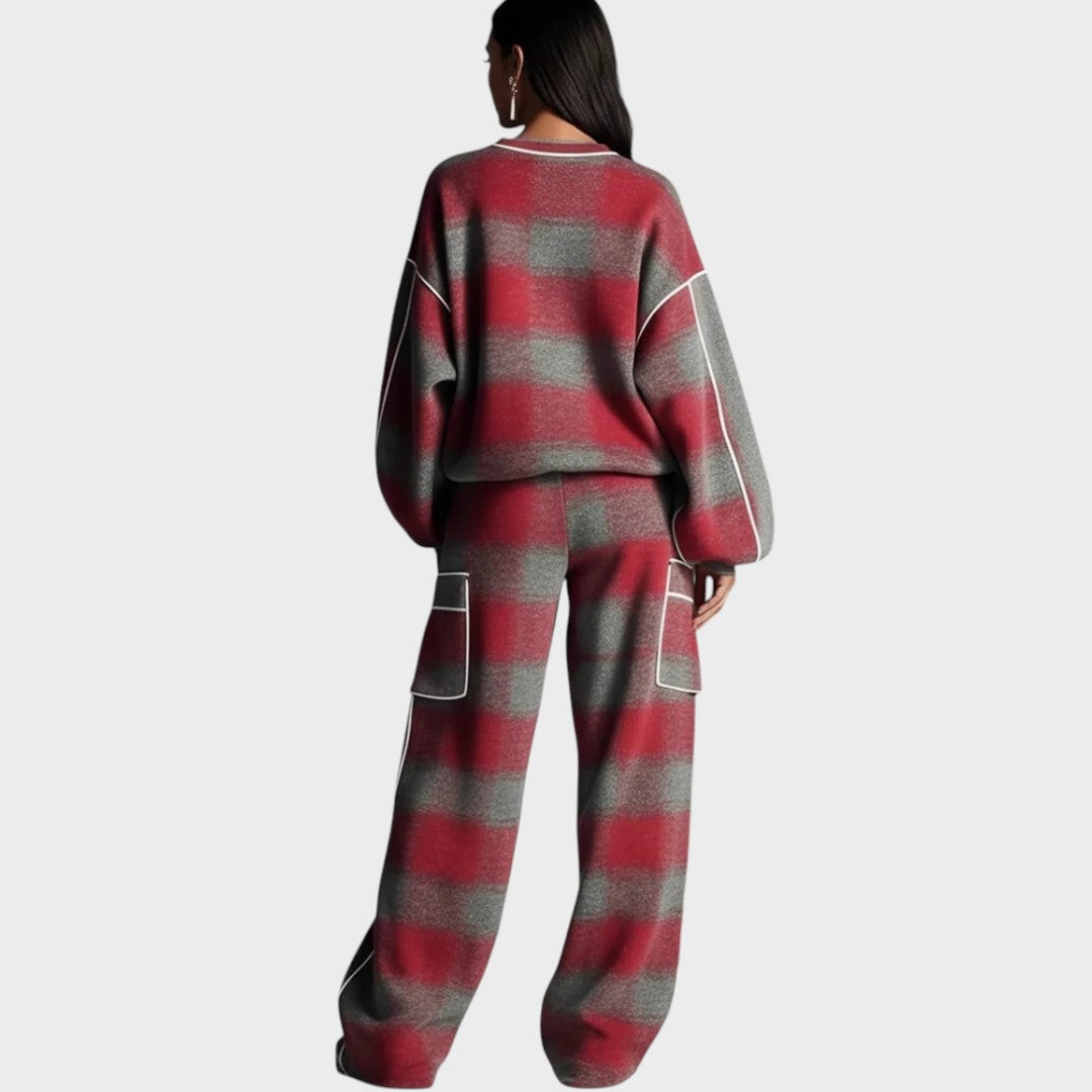 Valéria | Knit Top and Pants Set