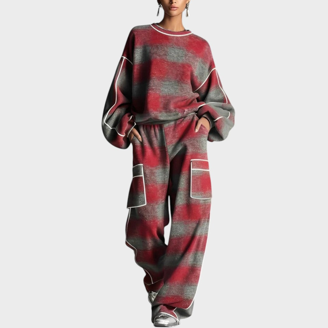 Valéria | Knit Top and Pants Set
