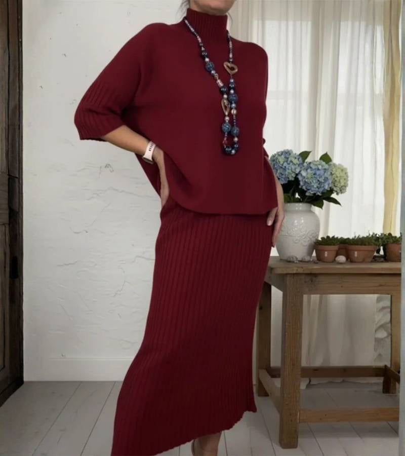 Debora™ | Ribbed Knit Two-Piece Set