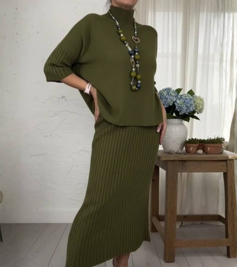 Debora™ | Ribbed Knit Two-Piece Set