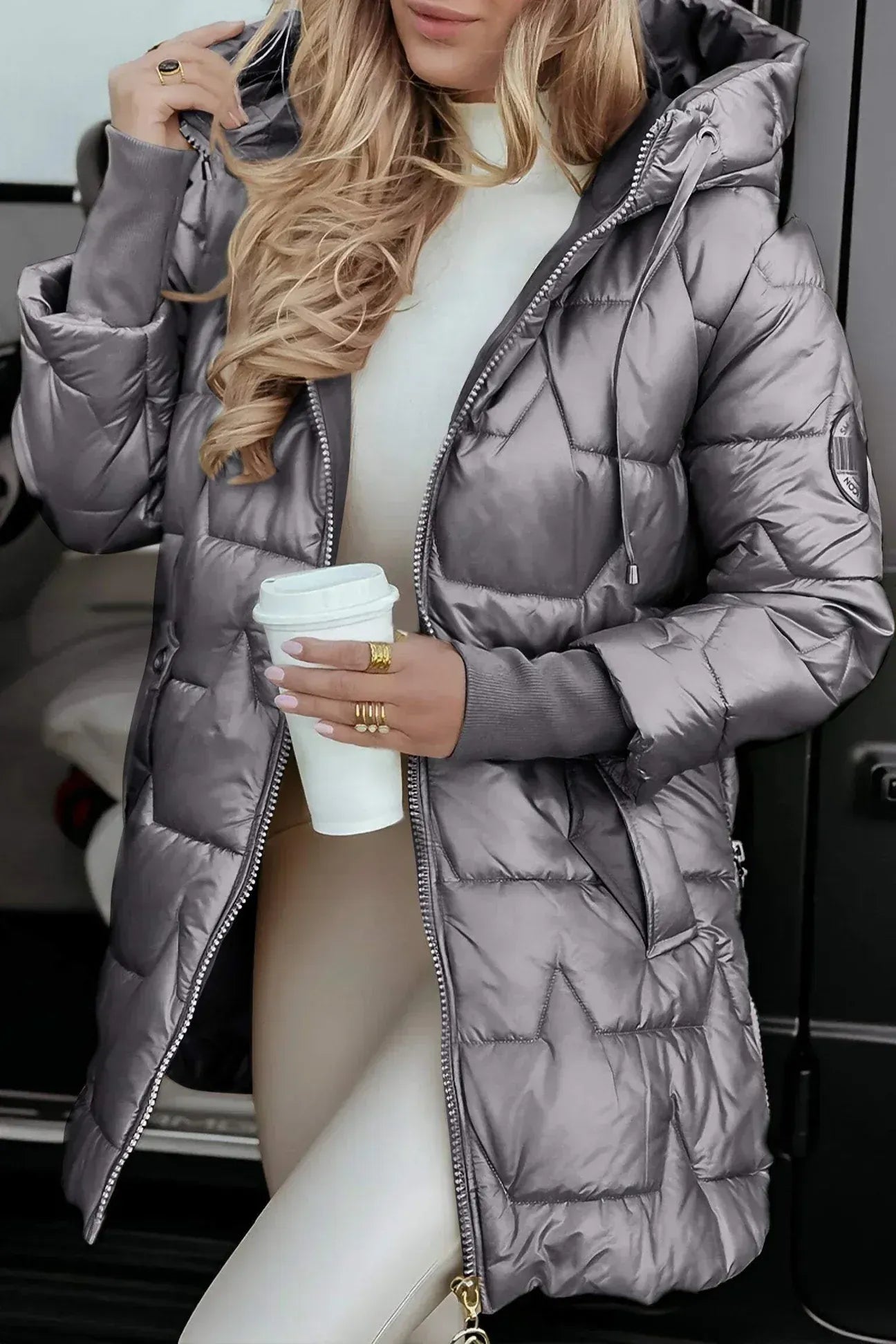 Karen | Winter coat with hood and padding
