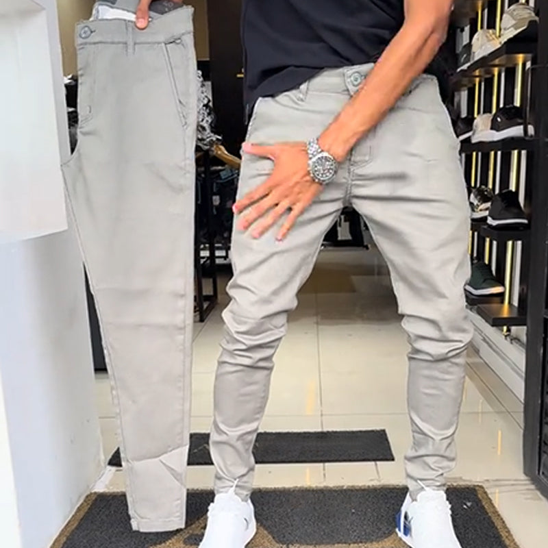 Miguel | Casual slim-fit trousers