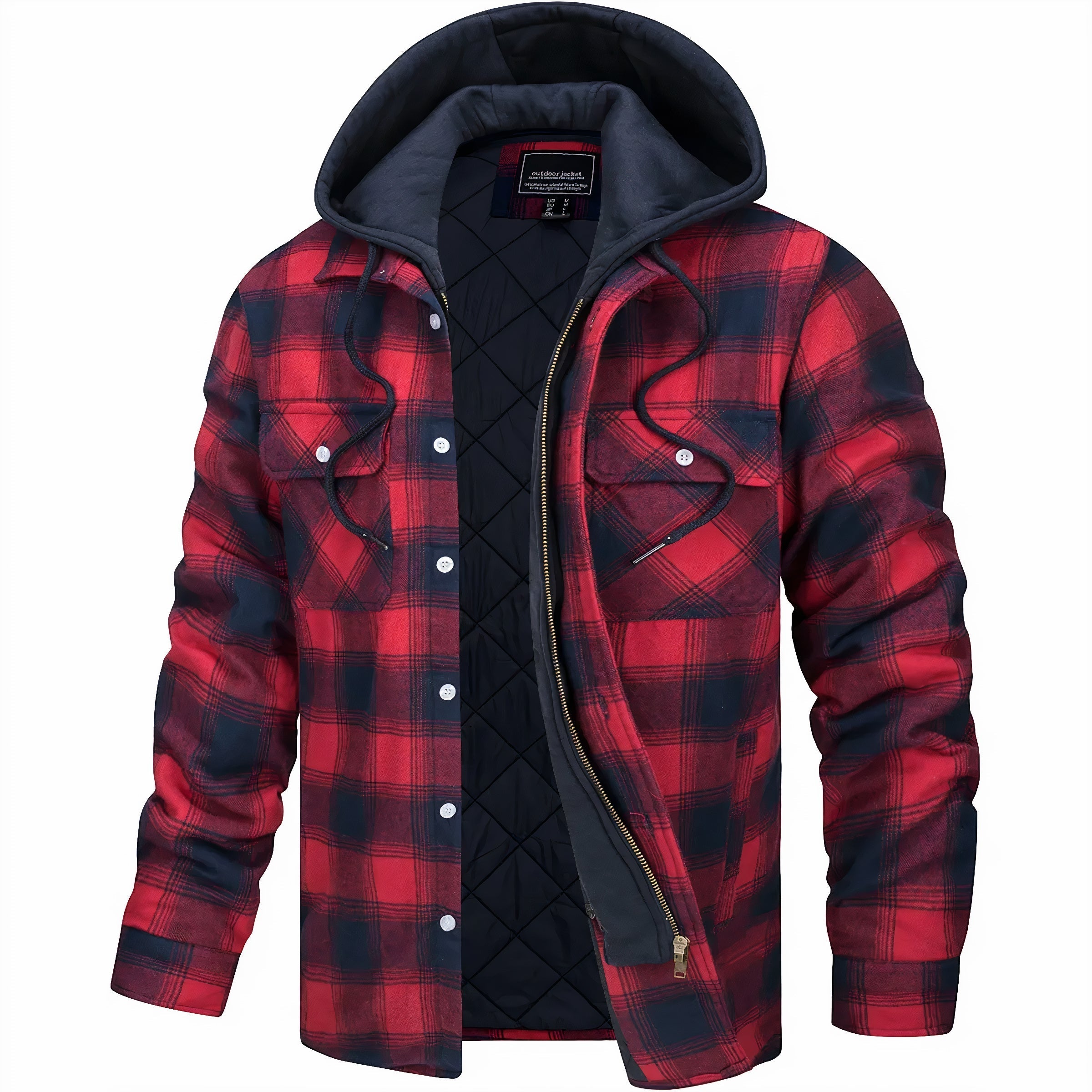 Calixte™ – Zip-Up Checkered Jacket